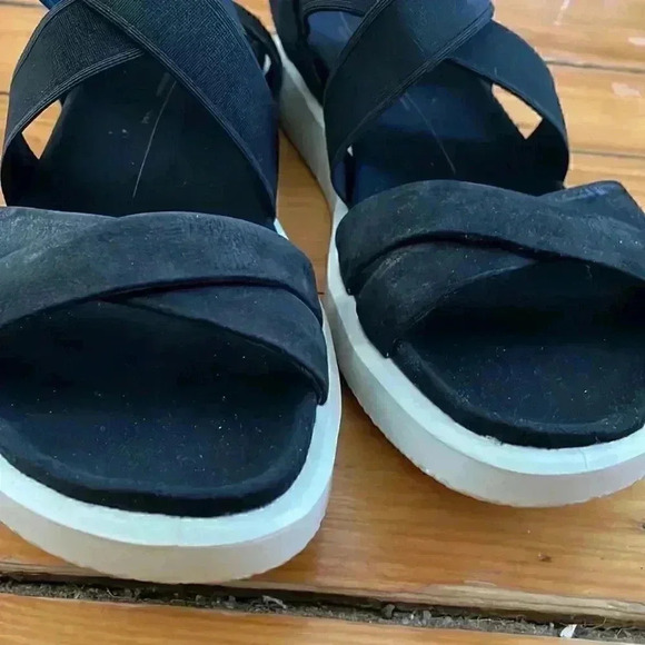 ECCO danish suede elastic slip on sandals 39 NWOB - Picture 7 of 8